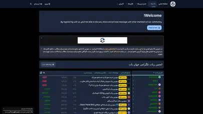 اسکرین شات سایت انجمن ربات تلگرامی جهان بات - تحلیل رتبه و سئو