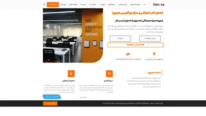 اسکرین شات سایت فینووا گذرگاه کارآفرینان به دنیای کسب‌وکارهای پایدار - تحلیل رتبه و سئو