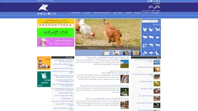 اسکرین شات سایت پایگاه خبری ماکی دام - اخبار و مقالات حیوانات خانگی،دام، طیور،آبزیان - تحلیل رتبه و سئو