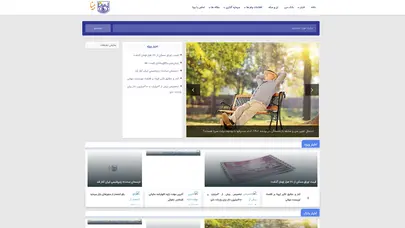 اسکرین شات سایت اخبار بانک - شبکه اطلاع رسانی بانک و بیمه -  بینا - تحلیل رتبه و سئو