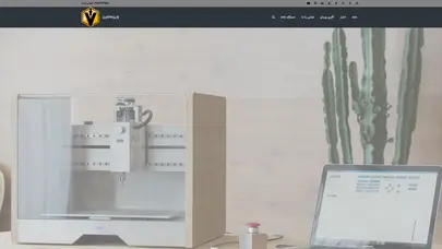 اسکرین شات سایت home - دستگاه cnc - تحلیل رتبه و سئو