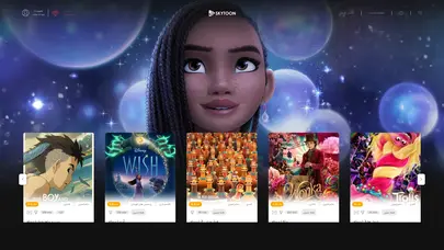 اسکرین شات سایت اسکای تون | دانلود و تماشای آنلاین انیمیشن - تحلیل رتبه و سئو