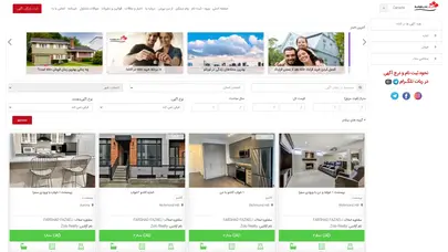 اسکرین شات سایت سایت اجاره،خرید و فروش ملک در کانادا - تحلیل رتبه و سئو