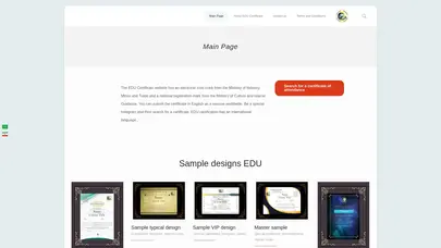 اسکرین شات سایت educertificate – سرتیفیکیت - تحلیل رتبه و سئو