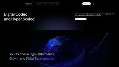 اسکرین شات سایت Digihyper - تحلیل رتبه و سئو