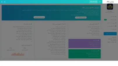 اسکرین شات سایت Parsiblog - تحلیل رتبه و سئو