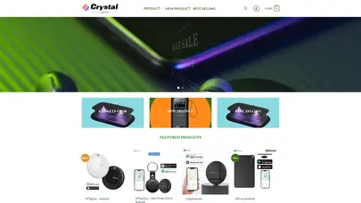 اسکرین شات سایت Crystalbazar - تحلیل رتبه و سئو