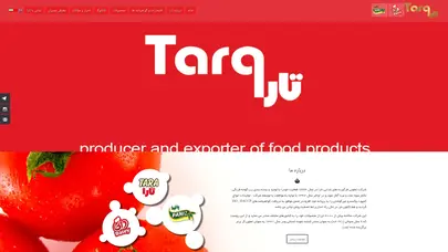 اسکرین شات سایت secured home of tarafood.com - تحلیل رتبه و سئو