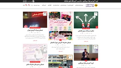 اسکرین شات سایت همایش یکصد برند ملی برتر - گروه آموزشی فواد میرباقری - تحلیل رتبه و سئو