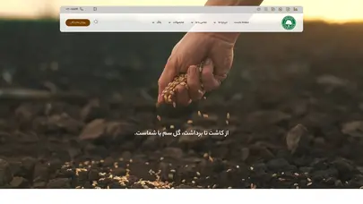 اسکرین شات سایت شرکت گل سم گرگان | از کاشت تا برداشت گل سم با شماست - تحلیل رتبه و سئو