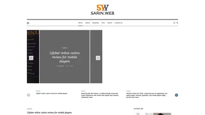 اسکرین شات سایت Sarinweb - تحلیل رتبه و سئو