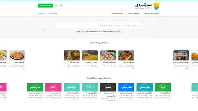 اسکرین شات سایت بندرگردی | بانک اطلاعات شهری بندرعباس - تحلیل رتبه و سئو