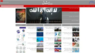اسکرین شات سایت موسسه مطالعات راهبردي شرق - تحلیل رتبه و سئو