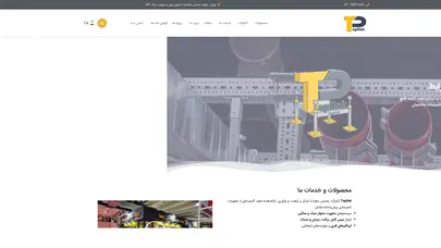 اسکرین شات سایت شرکت راستین رابط – ساپورت مدولار, خدمات پیشرفته ساختمانی - تحلیل رتبه و سئو