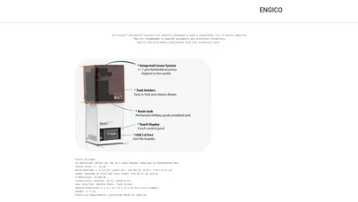 اسکرین شات سایت engico | the contact™ and kootii™ printers - تحلیل رتبه و سئو