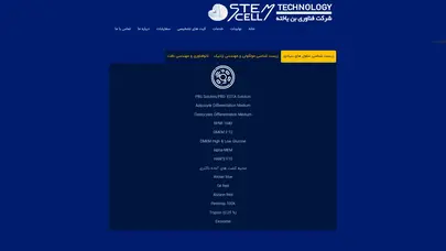 اسکرین شات سایت شرکت فناوری بن یاخته - تحلیل رتبه و سئو