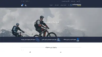 اسکرین شات سایت فروشگاه دوچرخه هوشمند - تحلیل رتبه و سئو