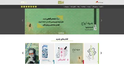 اسکرین شات سایت | نشر برج - تحلیل رتبه و سئو