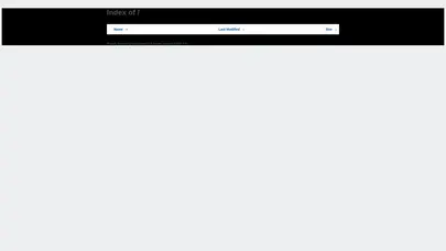 اسکرین شات سایت Index of / - تحلیل رتبه و سئو