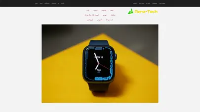 اسکرین شات سایت Aero-tech - تحلیل رتبه و سئو