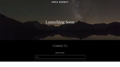 اسکرین شات سایت Arcaagency - تحلیل رتبه و سئو