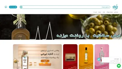 اسکرین شات سایت محصولات غذایی ماکوچ - تحلیل رتبه و سئو