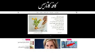 اسکرین شات سایت صفحه نخست - صفحه‌ای برای پرشور زیستن - تحلیل رتبه و سئو