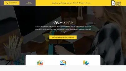 اسکرین شات سایت لوگو داک – طراحی لوگو - تحلیل رتبه و سئو