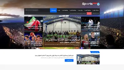 اسکرین شات سایت جهان ورزش | خبرگزاری تخصصی ورزش ایران و جهان - اخبار فوری و تحلیلی - تحلیل رتبه و سئو