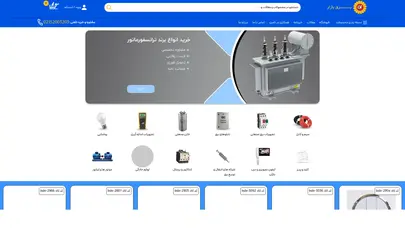 اسکرین شات سایت برق بازار | فروشگاه آنلاین لوازم و تجهیزات برق صنعتی + روشنایی - تحلیل رتبه و سئو