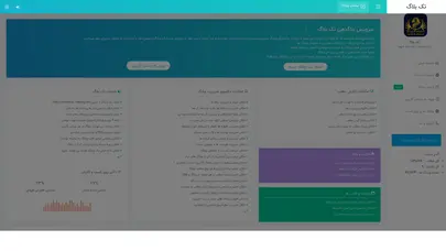 اسکرین شات سایت Takblog - تحلیل رتبه و سئو
