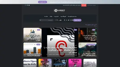 اسکرین شات سایت فراخوان و اخبار هنری - سلام ثبت نام - تحلیل رتبه و سئو