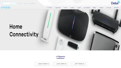 اسکرین شات سایت سوئیچ‌های شبکه – شرکت مهندسی تدبیر پرداز دلسا - تحلیل رتبه و سئو