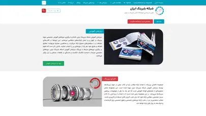 اسکرین شات سایت شبکه بلبرینگ ایران - تحلیل رتبه و سئو