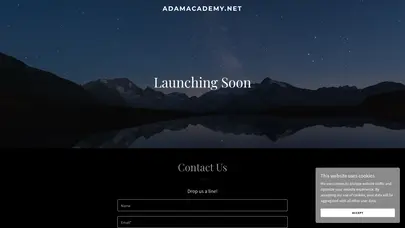 اسکرین شات سایت Adamacademy - تحلیل رتبه و سئو