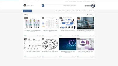 اسکرین شات سایت نت سیمولیت | مرجع شبیه سازی شبکه های کامپیوتری و مخابراتی - تحلیل رتبه و سئو